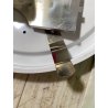 COPPIA LAMPADA PARETE VETRO MURANO DUE Gio S P-PL 40 BIANCO SATINATO ROSSO VERDE