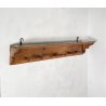 APPENDIABITI PARETE RUSTICO LEGNO MIDCENTURY ITALY ANNI 40 ATTACCAPANNI ENTRATA