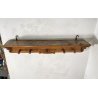 APPENDIABITI PARETE RUSTICO LEGNO MIDCENTURY ITALY ANNI 40 ATTACCAPANNI ENTRATA