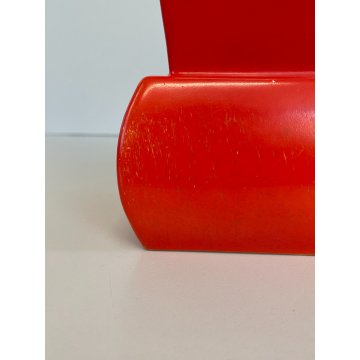 VASO CERAMICA RICHARD GINORI S.CRISTOFORO GARIBOLDI ANNI 50 ROSSO FUOCO VINTAGE