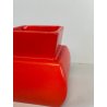 VASO CERAMICA RICHARD GINORI S.CRISTOFORO GARIBOLDI ANNI 50 ROSSO FUOCO VINTAGE