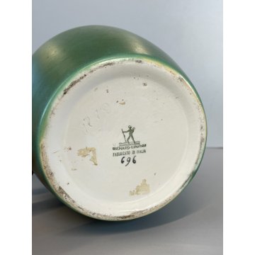 VASO CERAMICA VERDE RICHARD GINORI GIOVANNI GARIBOLDI GIO PONTI ANNI 50 ITALIA