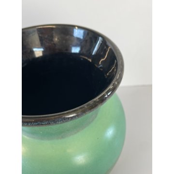 VASO CERAMICA VERDE RICHARD GINORI GIOVANNI GARIBOLDI GIO PONTI ANNI 50 ITALIA