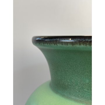 VASO CERAMICA VERDE RICHARD GINORI GIOVANNI GARIBOLDI GIO PONTI ANNI 50 ITALIA
