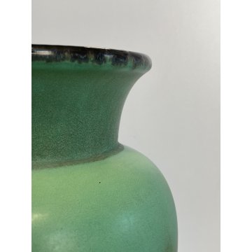 VASO CERAMICA VERDE RICHARD GINORI GIOVANNI GARIBOLDI GIO PONTI ANNI 50 ITALIA