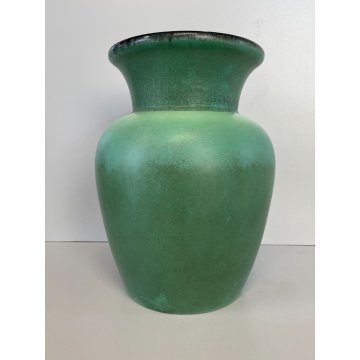 VASO CERAMICA VERDE RICHARD GINORI GIOVANNI GARIBOLDI GIO PONTI ANNI 50 ITALIA
