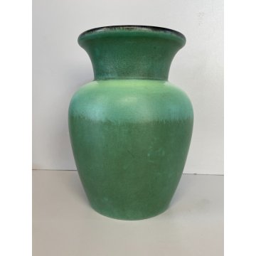 VASO CERAMICA VERDE RICHARD GINORI GIOVANNI GARIBOLDI GIO PONTI ANNI 50 ITALIA