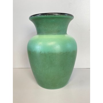 VASO CERAMICA VERDE RICHARD GINORI GIOVANNI GARIBOLDI GIO PONTI ANNI 50 ITALIA