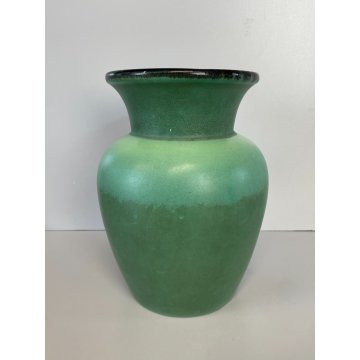 VASO CERAMICA VERDE RICHARD GINORI GIOVANNI GARIBOLDI GIO PONTI ANNI 50 ITALIA