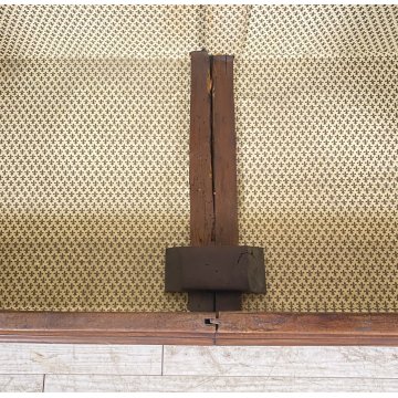 ANTICO PICCOLO ARMADIO DOPPIO CORPO PIEMONTESE GUARDAROBA 800 LEGNO NOCE 2 ANTE