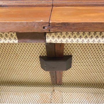 ANTICO PICCOLO ARMADIO DOPPIO CORPO PIEMONTESE GUARDAROBA 800 LEGNO NOCE 2 ANTE