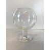 SET 6 CALICI CRISTALLO Arnolfo di Cambio DESIGN Sergio Asti "Perbere" 12cm/h '60