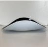 PIATTO VETRO SOFFIATO MURANO DESIGN Venini VASSOIO NERO BIANCO 36x26x10cm/h '84
