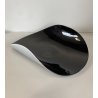 PIATTO VETRO SOFFIATO MURANO DESIGN Venini VASSOIO NERO BIANCO 36x26x10cm/h '84