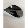 PIATTO VETRO SOFFIATO MURANO DESIGN Venini VASSOIO NERO BIANCO 36x26x10cm/h '84