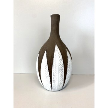 VASO CERAMICA "Paprika" DESIGN Anna-lisa Thomson UPSALA EKEBY SVEZIA MID-CENTURY