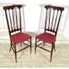 ANTICA COPPIA SEDIE CHIAVARINE CHIAVARI BRASS CHAIR LEGNO FAGGIO EPOCA '900