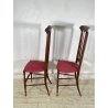 ANTICA COPPIA SEDIE CHIAVARINE CHIAVARI BRASS CHAIR LEGNO FAGGIO EPOCA '900