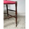 ANTICA COPPIA SEDIE CHIAVARINE CHIAVARI BRASS CHAIR LEGNO FAGGIO EPOCA '900