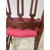 ANTICA COPPIA SEDIE CHIAVARINE CHIAVARI BRASS CHAIR LEGNO FAGGIO EPOCA '900