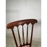 ANTICA COPPIA SEDIE CHIAVARINE CHIAVARI BRASS CHAIR LEGNO FAGGIO EPOCA '900