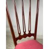 ANTICA COPPIA SEDIE CHIAVARINE CHIAVARI BRASS CHAIR LEGNO FAGGIO EPOCA '900