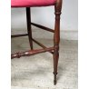 ANTICA COPPIA SEDIE CHIAVARINE CHIAVARI BRASS CHAIR LEGNO FAGGIO EPOCA '900
