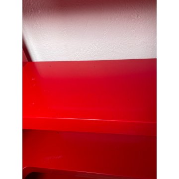 LIBRERIA ANGOLO Kartell 5 MODULI ANNI 70 DESIGN Olaf Von Bohr VINTAGE ANGOLIERA