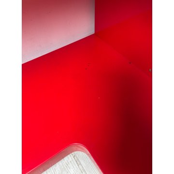 LIBRERIA ANGOLO Kartell 5 MODULI ANNI 70 DESIGN Olaf Von Bohr VINTAGE ANGOLIERA