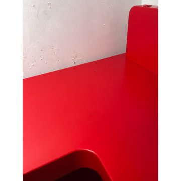 LIBRERIA ANGOLO Kartell 5 MODULI ANNI 70 DESIGN Olaf Von Bohr VINTAGE ANGOLIERA