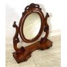 ANTICA PSICHE LEGNO NOCE SPECCHIO BASCULANTE CASSETTO EPOCA '800 BAROCCA OLD