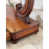 ANTICA PSICHE LEGNO NOCE SPECCHIO BASCULANTE CASSETTO EPOCA '800 BAROCCA OLD