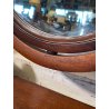 ANTICA PSICHE LEGNO NOCE SPECCHIO BASCULANTE CASSETTO EPOCA '800 BAROCCA OLD