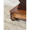ANTICA PSICHE LEGNO NOCE SPECCHIO BASCULANTE CASSETTO EPOCA '800 BAROCCA OLD