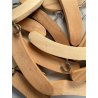 antiche 14 GRUCCE APPENDIABITI per VESTITI BAMBOLE in LEGNO MASSELLO 1950/60
