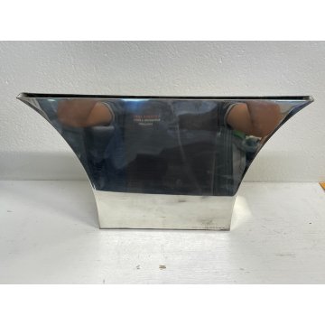 GRANDE VASO LINO SABATTINI PERSEPOLI B/ 237 ANNI '70 VINTAGE DESIGN ARGENTATO