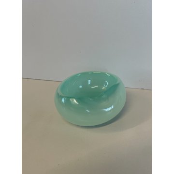 CIOTOLA VETRO AZZURRO ARCHIMEDE SEGUSO POSACENERE SVUOTA TASCHE GLASS MURANO