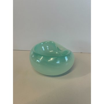 CIOTOLA VETRO AZZURRO ARCHIMEDE SEGUSO POSACENERE SVUOTA TASCHE GLASS MURANO