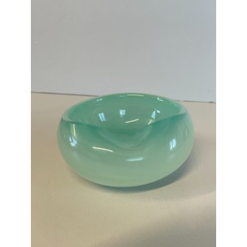 CIOTOLA VETRO AZZURRO ARCHIMEDE SEGUSO POSACENERE SVUOTA TASCHE GLASS MURANO