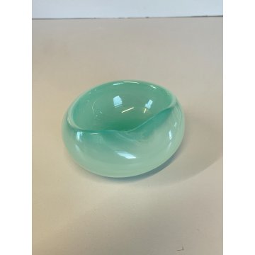 CIOTOLA VETRO AZZURRO ARCHIMEDE SEGUSO POSACENERE SVUOTA TASCHE GLASS MURANO