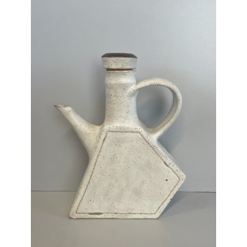 ANTICA RARA BOTTIGLIA BRUNO GAMBONE CERAMICA ANNI '70 BROCCA PORTA LIQUORE ITALY