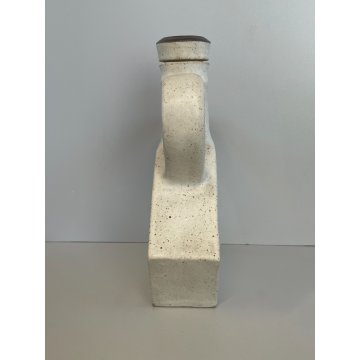 ANTICA RARA BOTTIGLIA BRUNO GAMBONE CERAMICA ANNI '70 BROCCA PORTA LIQUORE ITALY