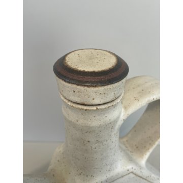ANTICA RARA BOTTIGLIA BRUNO GAMBONE CERAMICA ANNI '70 BROCCA PORTA LIQUORE ITALY