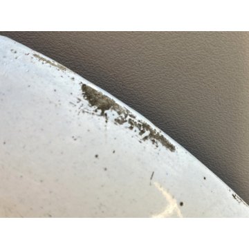 ANTICO PIATTO PARATA CERAMICA Lodigiana DECORO UCCELLI SMALTO POLICROMO