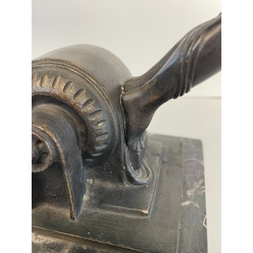 SCULTURA BRONZO NUDO DONNA FIRMATA ALBERTO GIACOMASSO "Diving Nude" BASE MARMO
