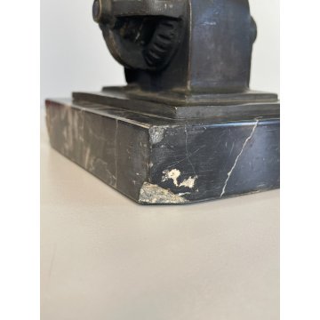SCULTURA BRONZO NUDO DONNA FIRMATA ALBERTO GIACOMASSO "Diving Nude" BASE MARMO