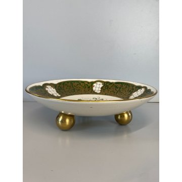 CENTROTAVOLA FRUTTIERA ALZATA BOWL Rosenthal Keramik DECORO BOUQUET FIORITO '40