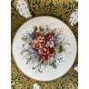 CENTROTAVOLA FRUTTIERA ALZATA BOWL Rosenthal Keramik DECORO BOUQUET FIORITO '40