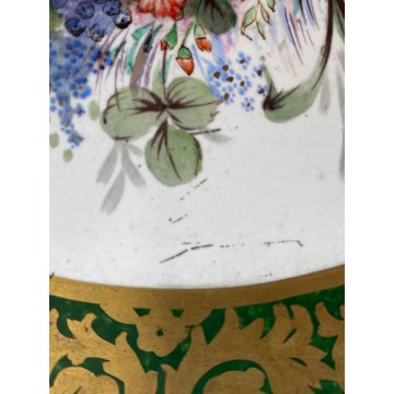 CENTROTAVOLA FRUTTIERA ALZATA BOWL Rosenthal Keramik DECORO BOUQUET FIORITO '40