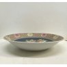 PIATTO DECORATIVO CENTROTAVOLA BOWL  PORCELLANA UCCELLI MOTIVI FLOREALI CINA 900